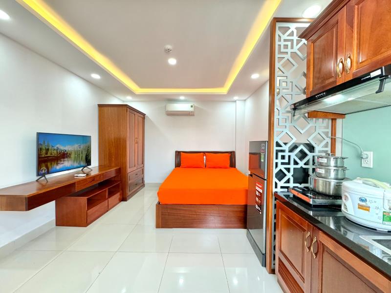 Căn hộ 25m2 thoáng mát an ninh ngay ngã 4 trần quang diệu - 2