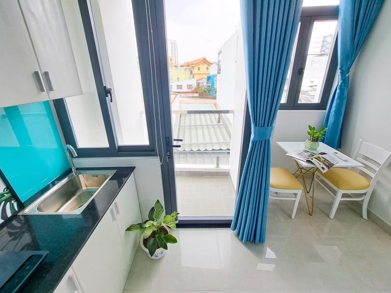 Cho thuê phòng gác 40m², ban công lớn thoáng – nơ trang long, bình thạnh gần vlu, ftu, uth, luật - 4
