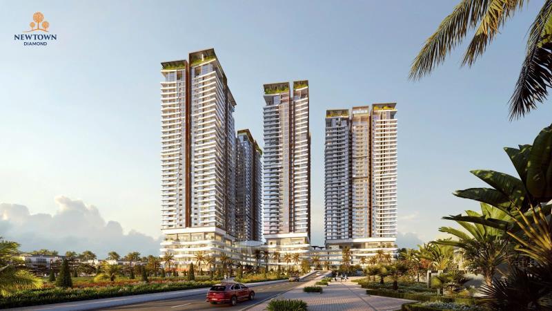 Bán căn 1pn trực diện biển đà nẵng chỉ 2.7 tỷ - newtown diamond - 2