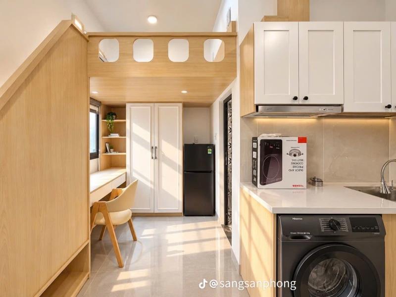 Khai trương duplex 25m2 - cửa sổ trời | ngay khu k300 - nhà ga t3 cộng hòa - hoàng hoa thám - công viên hoàng văn thụ - 4