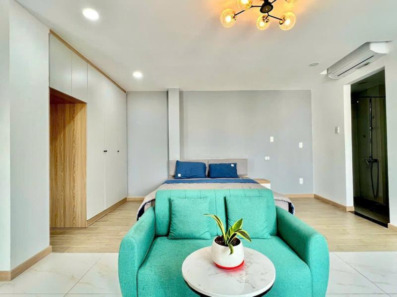 Căn hộ cho thuê trung tâm quận 3 – võ thị sáu – ban công – thang máy – bảo vệ – gần công viên lê văn tám - 4