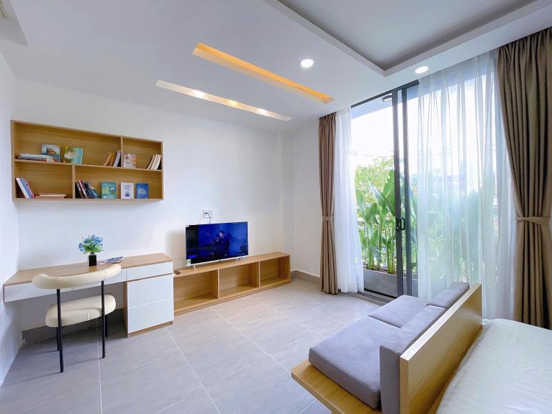 ✨Cho thuê căn hộ 1pn 50m² – có ban công – full nội thất – máy giặt riêng – giáp quận 1 ✨ - 2