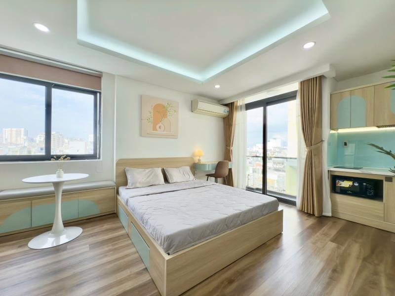 Cho thuê căn hộ studio lê văn sỹ quận 3 - full nội thất - gần đường trần quang diệu, đại học mở, cầu lê văn sỹ, bờ kè hoàng sa - trường sa - 2