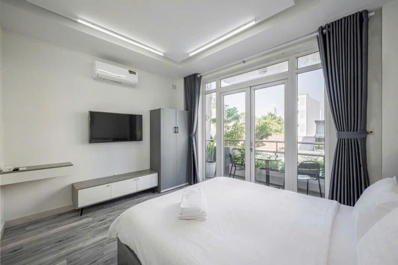 🎉 Căn hộ studio 1pn siêu đẹp_45m2_full nội thất_gần hồ con rùa, nahf thờ đức bà - 2