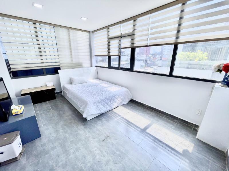Cho thuê căn hộ tách bếp, cửa kính thoáng, có bồn tắm – nguyễn cửu vân, bình thạnh sát q1, cầu thị nghè