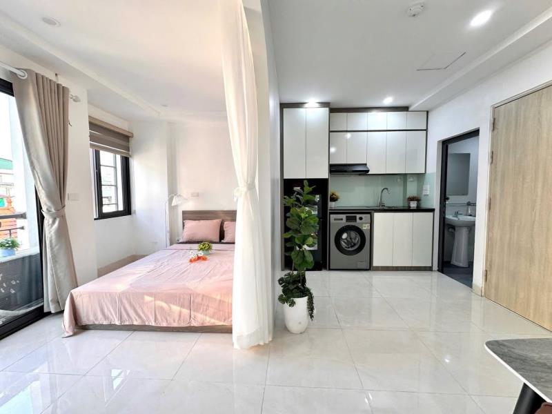 Căn hộ 1 phòng ngủ full nội thất ban công ngay nguyễn xí tiện đi nơ trang long, đinh bộ lĩnh, phạm văn đồng