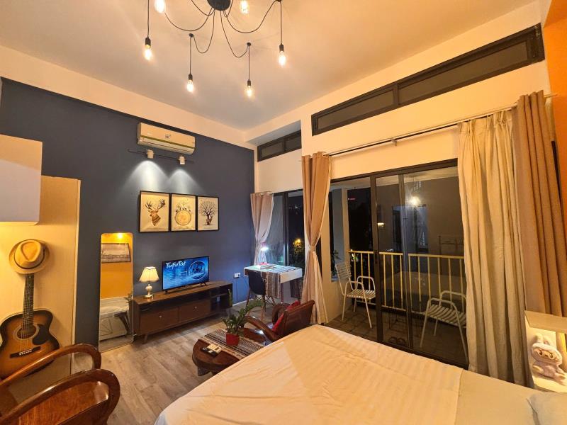 Cho thuê căn hộ 1pn tách bếp decor đẹp ngay cầu thị nghè bình thạnh giáp q1