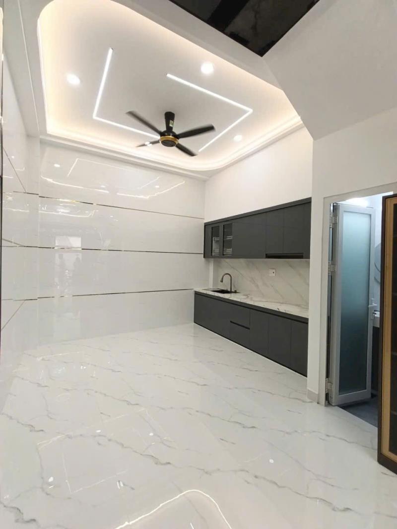 Bán nhà lê văn quới 4 tầng 5pn hẻm 6m ô tô shr,hoàn công đủ - 2