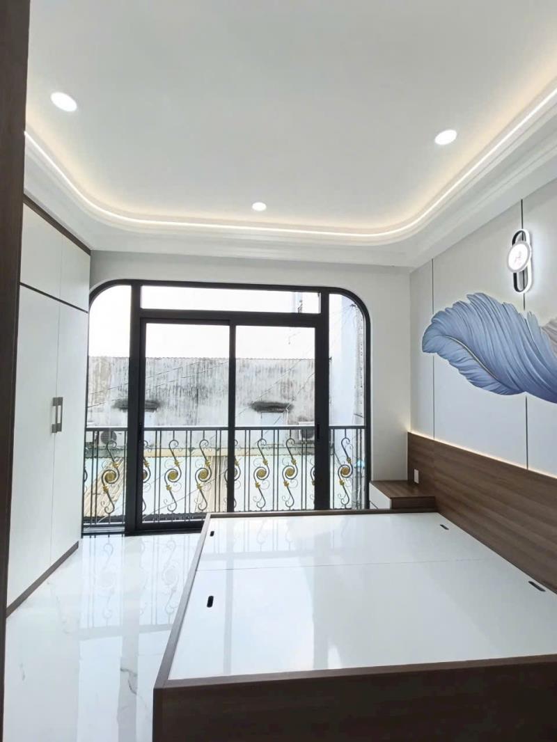 Bán nhà lê văn quới 4 tầng 5pn hẻm 6m ô tô shr,hoàn công đủ - 3