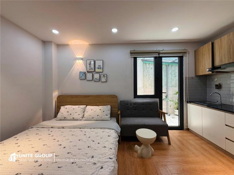Căn hộ 40m2 đường phan đăng lưu, bình thạnh, full nội thất, sân sau riêng gần phan xích long, q1 q3 - 4
