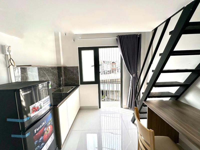 Cho thuê căn hộ duplex balcon rộng 30m2 ngay phan văn trị, thuận tiện di chuyển sang gò vấp, phú nhuận - 4