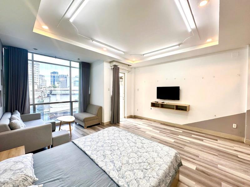 🏡 Căn hộ 1 phòng ngủ ban công máy giặt riêng - huỳnh mẫn đạt, bình thạnh gần quận 1, landmark 81 - 4