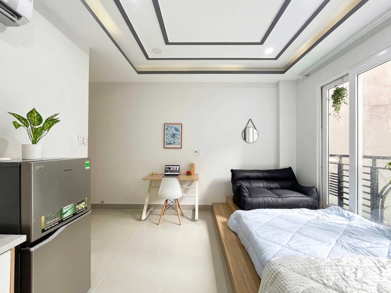 Cho thuê căn hộ ban công siêu rộng, full nội thất – gần mỹ thuật, uef - phan đăng lưu, phú nhuận - 3