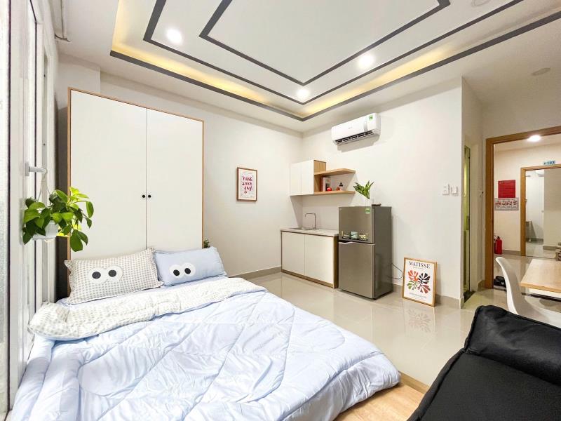 Cho thuê căn hộ ban công siêu rộng, full nội thất – gần mỹ thuật, uef - phan đăng lưu, phú nhuận - 4