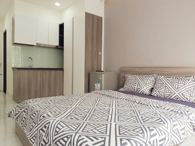 Cho thuê studio ban công lớn sư vạn hạnh quận 10 gần vạn hạnh mall full nội thất - 4