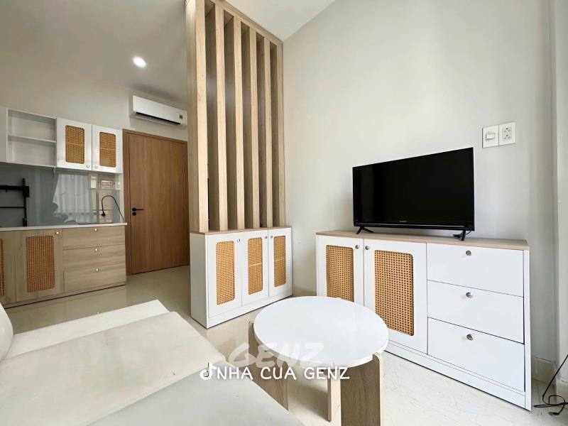 Căn hộ dịch vụ - 1pn bancol full nội thất - thang máy ngay etown, nhà ga t3  - 2