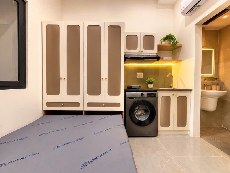 Căn hộ full nội thất máy giặt riêng mới 100% ngay trung tâm bình thạnh - 4