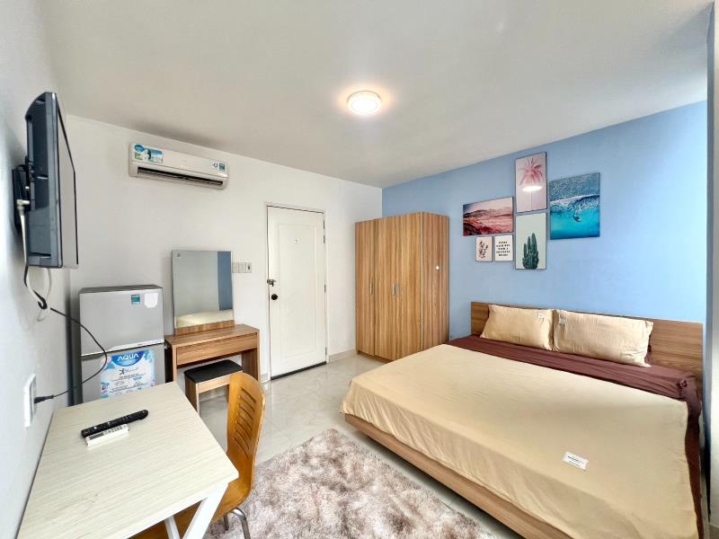 Studio 25m2 an ninh, full nội thất ngay lotte mart, chợ tân quy - 4