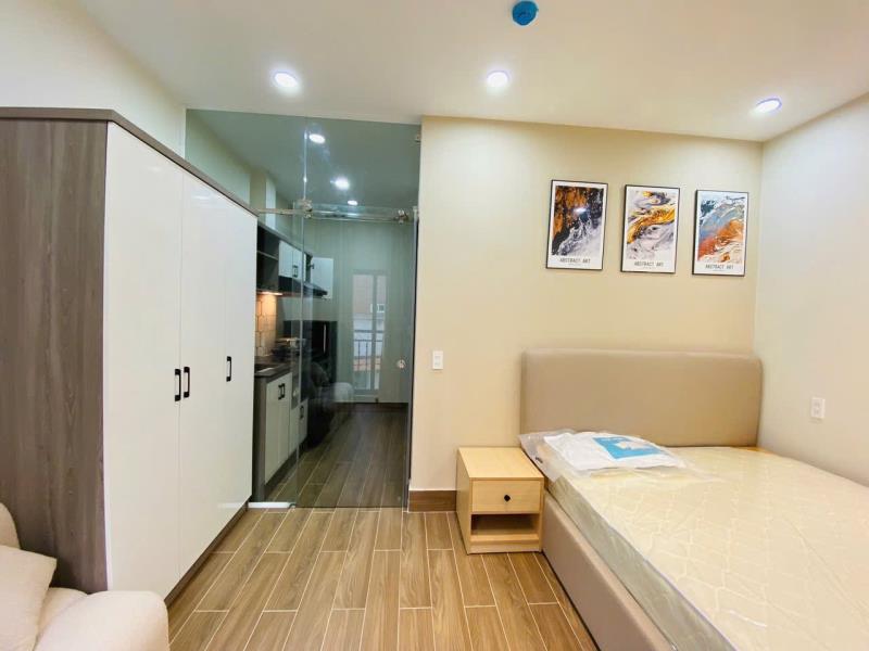 Cho thuê căn hộ 1 phòng ngủ, thang máy tận phòng gần chợ bà chiểu quận bình thạnh - 4