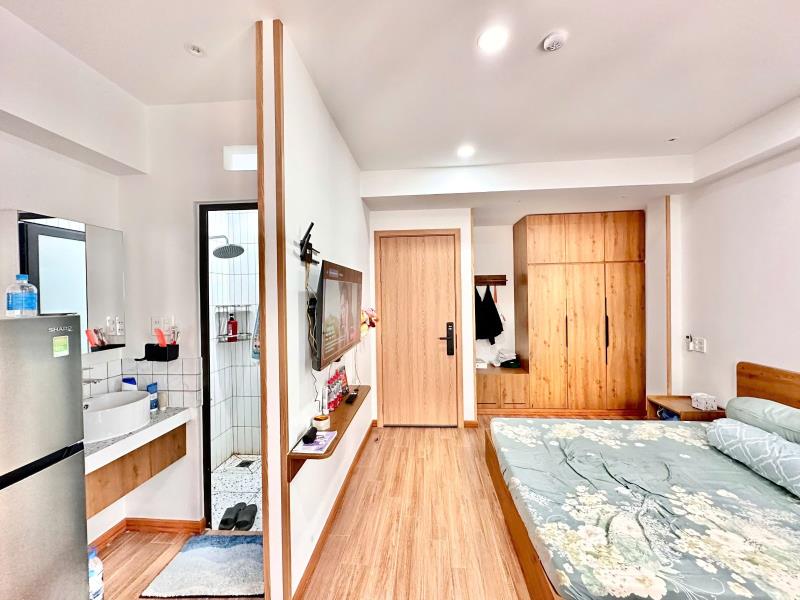 Cho thuê căn hộ mini full nội thất phan văn trị đi đại học văn lang bình thạnh - 4