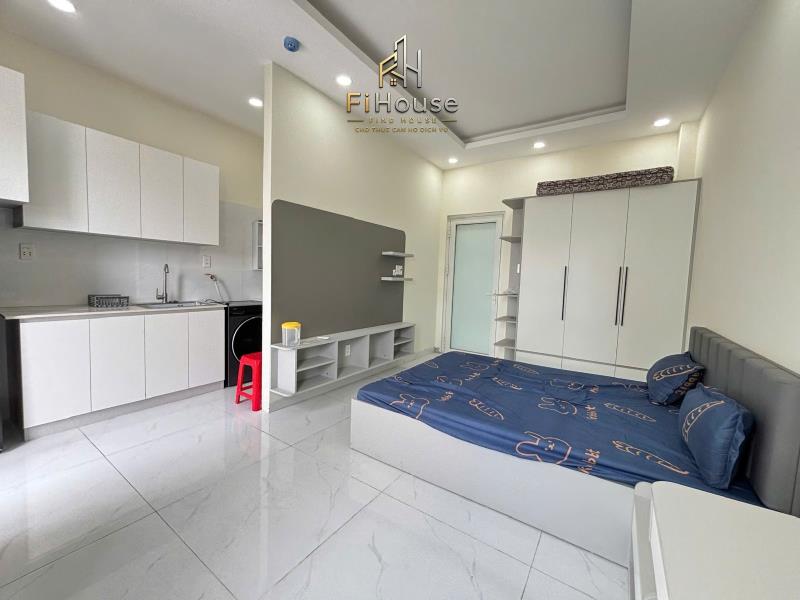 Cho thuê căn hộ mini ban công ngay xvnt gần đại học ngoại thương, gtvt bình thạnh - 3