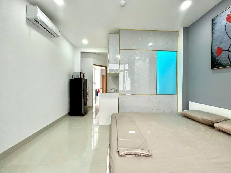 Cho thuê căn hộ full nt ban công 30m2 đường lê văn sỹ quận 3 gần trần quang diệu - 2