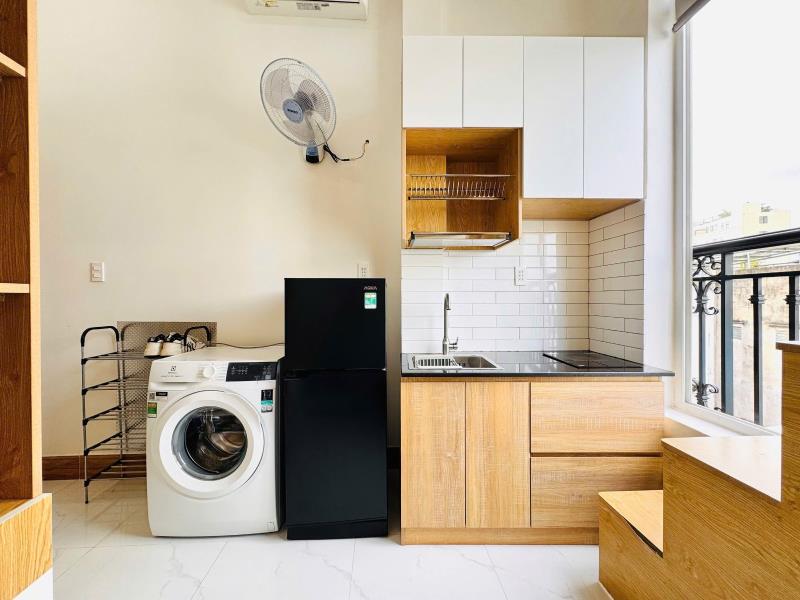 Cho thuê căn hộ gác, máy giặt riêng lê quang định bình thạnh, giáp phú nhuận - 2