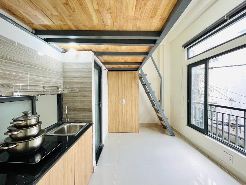 Duplex gác cao bancon thoáng full nội thất tại phan văn hân ngay cầu thị nghè gần thảo cầm viên - 2