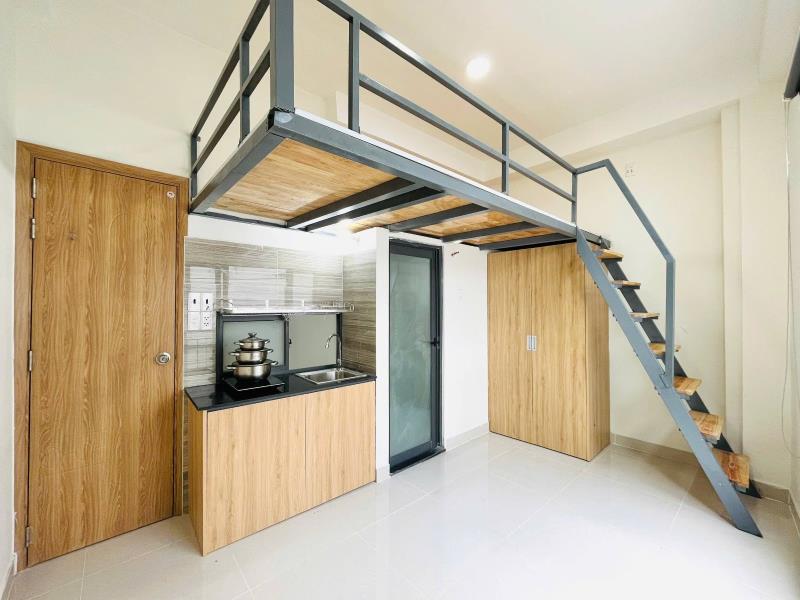 Duplex gác cao bancon thoáng full nội thất tại phan văn hân ngay cầu thị nghè gần thảo cầm viên - 4
