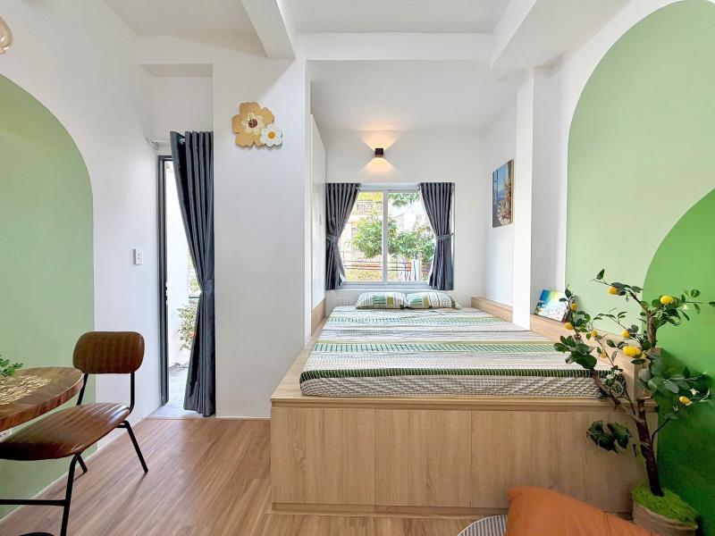 Cho thuê căn hộ 1 phòng ngủ 45m² – ban công , full nội thất, gần công viên gia định - 4