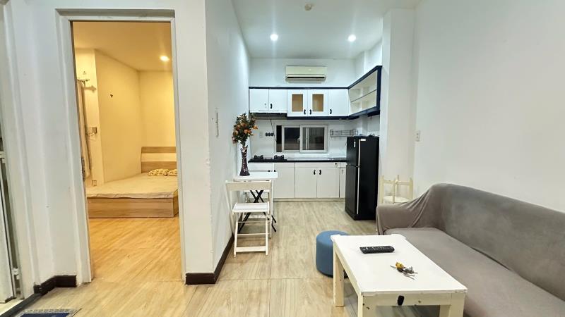 🍃Cho thuê căn hộ 1pn riêng biệt đầy đủ nội thất ngay phố ẩm thực phan đăng lưu - giáp q1