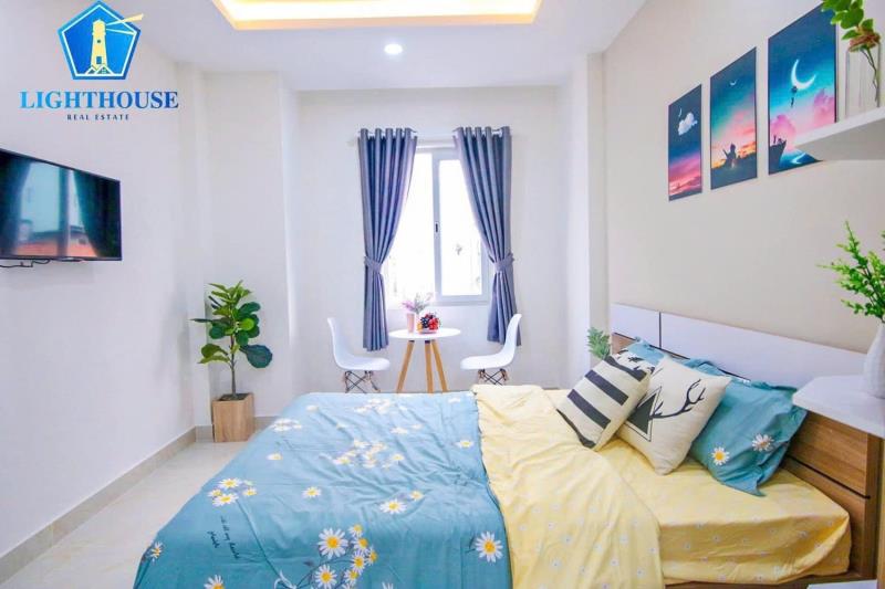 Cho thuê căn hộ cửa sổ trời full nội thất thang máy thuận tiện di chuyển sang q1, bình thạnh tại phan đăng lưu - 2