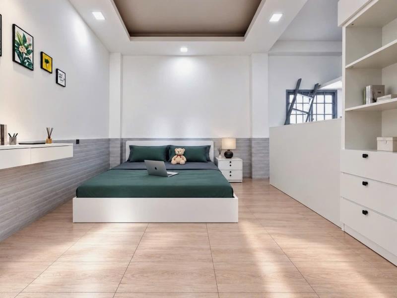 Cho thuê phòng studio full nội thất tách bếp 2 cửa sổ trời ở trường chinh - 4