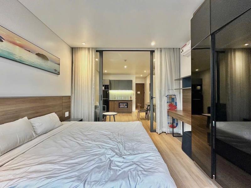 Cho thuê căn hộ 1pn full option, bancol, thang máy gần etown, lăng cha cả, khu k300, gat3 - 4