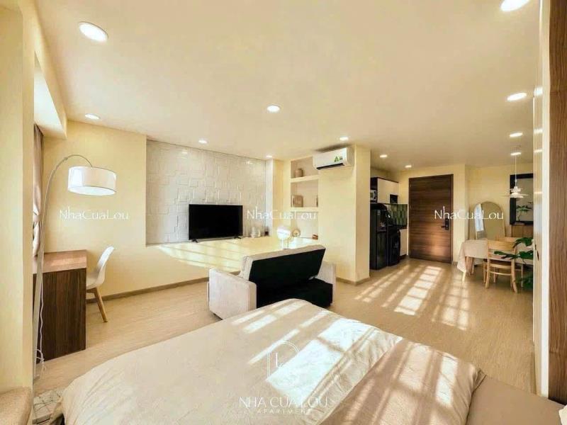 Cho thuê căn hộ ngay cv hoàng văn thụ siêu thoáng - 4