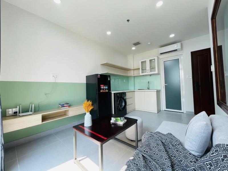 🔥 Hót hòn họt chdv cao cấp 1pn 50m² - full nội thất - lô gia siêu mát | trường sơn, tân bình ✈️🏡 🌿  - 3