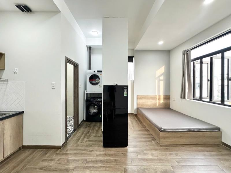 Cho thuê căn hộ có ban công và cửa sổ lớn full nội thất đường xô viết nghệ tĩnh quận bình thạnh, sát q1, ngã tư hàng xanh - 2