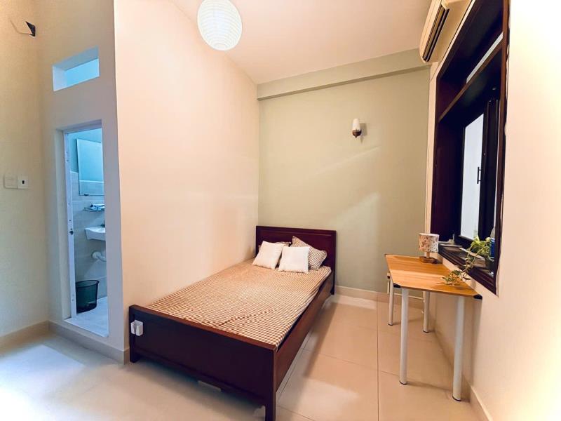 Cho thuê căn hộ 1pn ban công, máy giặt riêng, nhà thang máy gần hàng xanh – đinh bộ lĩnh, bình thạnh  0702422*** - 2