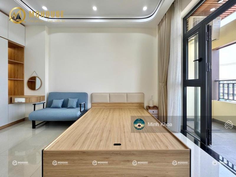 Cho thuê cc mini studio ban công tone gỗ cực đẹp gần etown cộng hòa, hvhk, ga t3 - 3