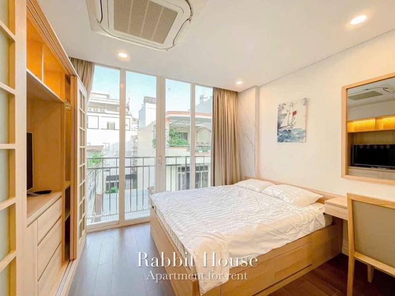 Cho thuê căn hộ 1pn full nội thất ban công lớn lý tự trọng quận 1 gần chợ bến thành, cầu ông lãnh