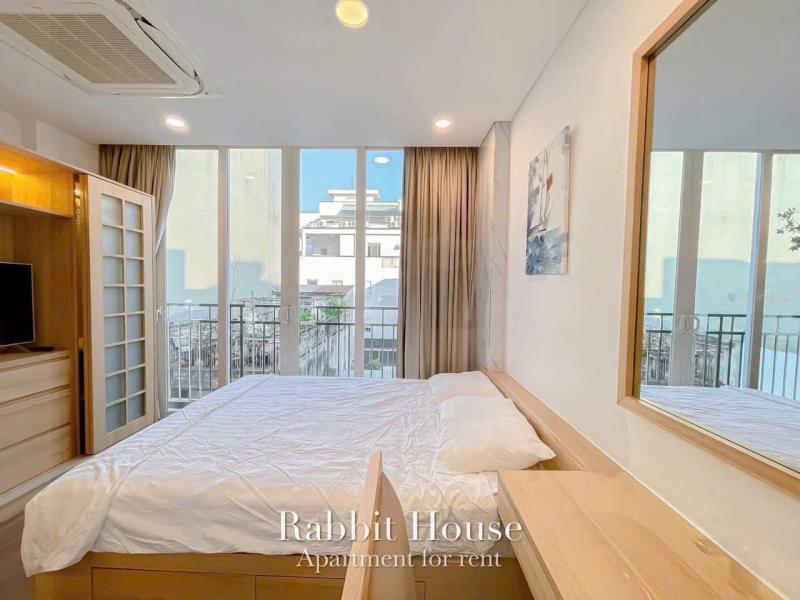 Cho thuê căn hộ 1pn full nội thất ban công lớn lý tự trọng quận 1 gần chợ bến thành, cầu ông lãnh - 4