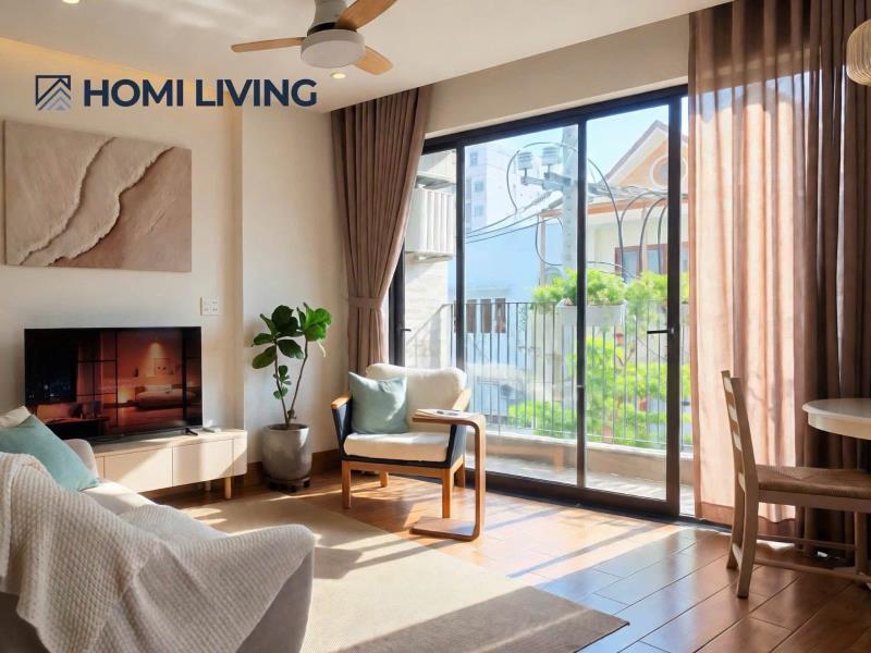 Căn hộ 1pn full nội thất cao cấp, ban công lớn hồ hảo hớn quận 1 gần bùi viện, chợ bến thành - 4