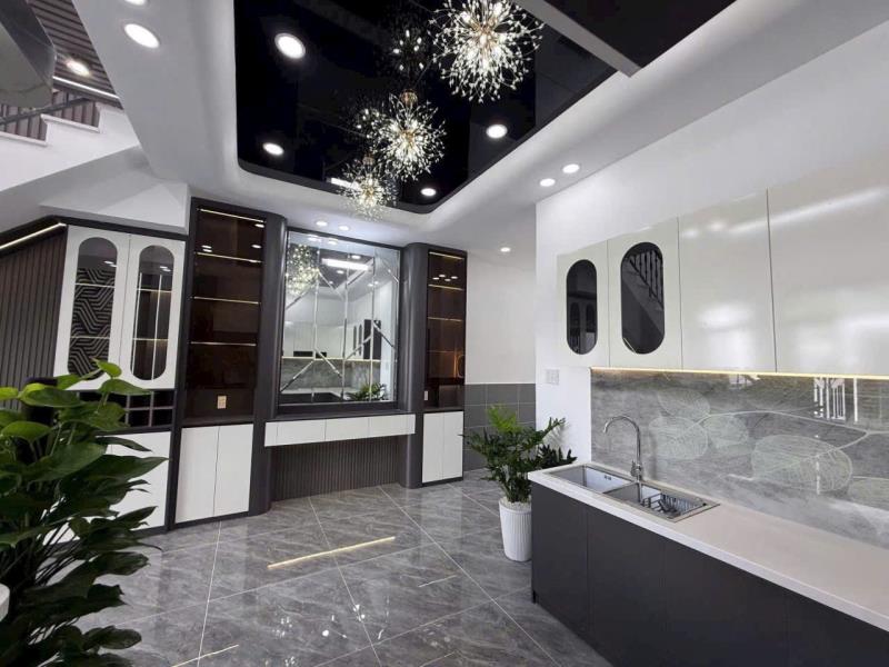 Bán nhà mới xây / tỉnh lộ 824,mỹ hạnh nam, dt 110m2 full thổ , 1 lầu, 3pn, 2wc giá 2,75tỷ - 2
