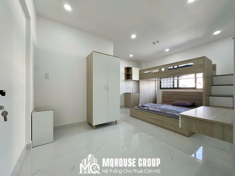 Cho thuê phòng giường tầng mới 100% _ 🏡 gần chợ hạnh thông tây, đh iuh, vlu, nttu
