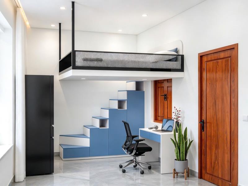 Cho thuê căn hộ duplex gần đh văn lang - 4