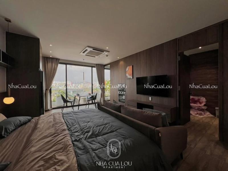 Cho thuê căn hộ studio full nội thất rộng gần 40m2 - ngay khu đắc địa sân bay - chỉ cách q1, q3, phú nhuận vài phút di chuyển | ngay trục đường lê văn sỹ - bùi thị xuân - lăng cha cả - công viên hoàng - 3