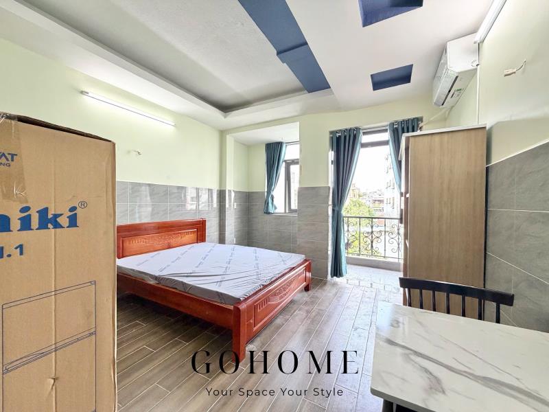 🏡 Studio ban công full nt - emart phan huy ích