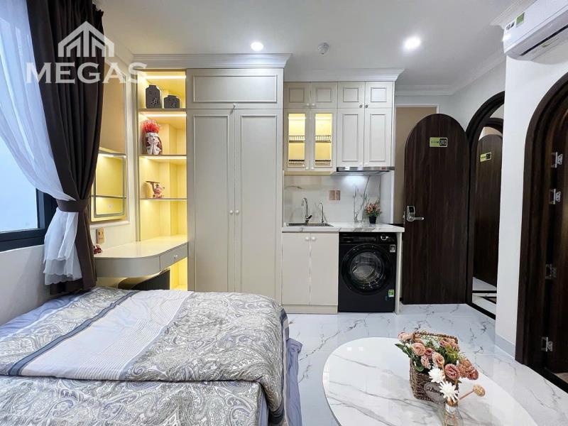 Tiêu đề: cho thuê căn hộ có cửa sổ kính lớn thoáng mát full nội thất đường huỳnh văn bánh quận phú nhuận, sát quận 3, quận 1 - 2