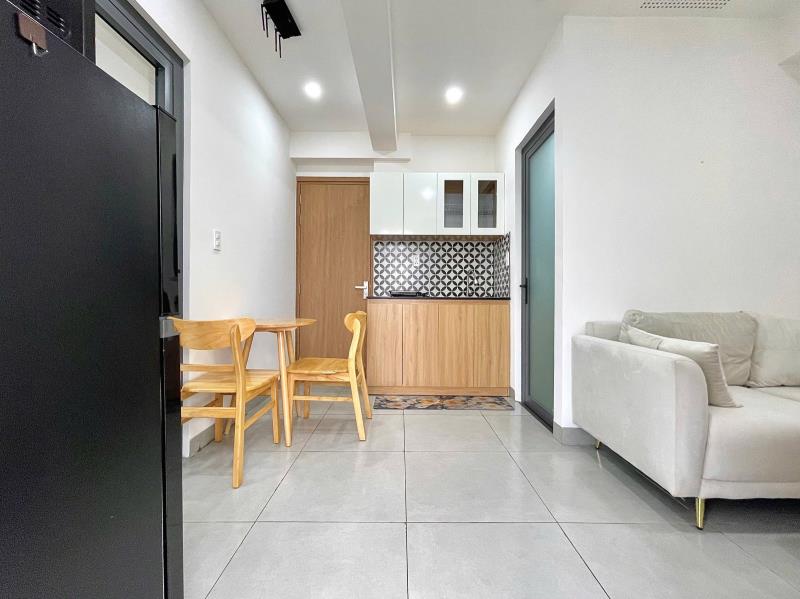 Cho thuê căn hộ 1 phòng ngủ bình thạnh, full nội thất, ban công, cửa sổ lớn, gần điện biên phủ, hàng xanh, quận 1 - 4