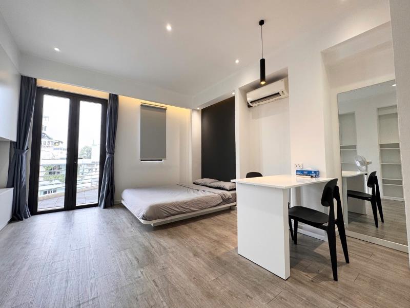 Căn hộ full nội thất cao cấp ban công thoáng mát hai bà trưng quận 3 gần nhà thờ tân định, chợ tân định - 4
